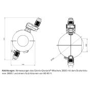 Mischsysteme High-Tech-Verbindungen. GloMix Glaxiaris Mischer. Kugelform verbindet Industriemixer. Deutschland GloMix GmbH Mischsysteme Mischtechnik